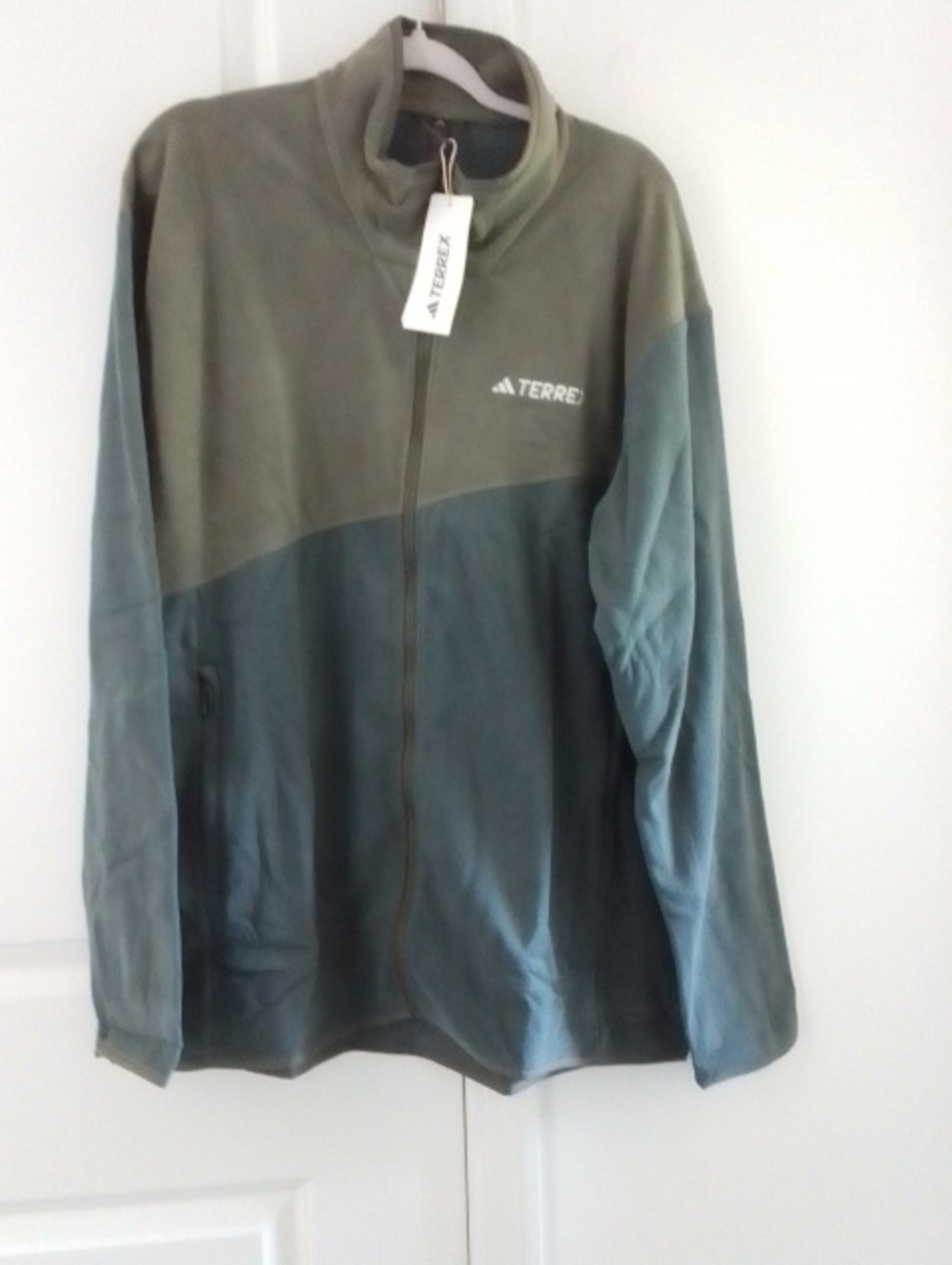 Adidas Mens Fleece Zip Fleece Jacket
